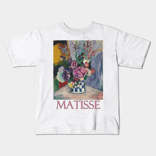 Les Pivoines (Peonies) by Henri Matisse Kids T-Shirt by Naves